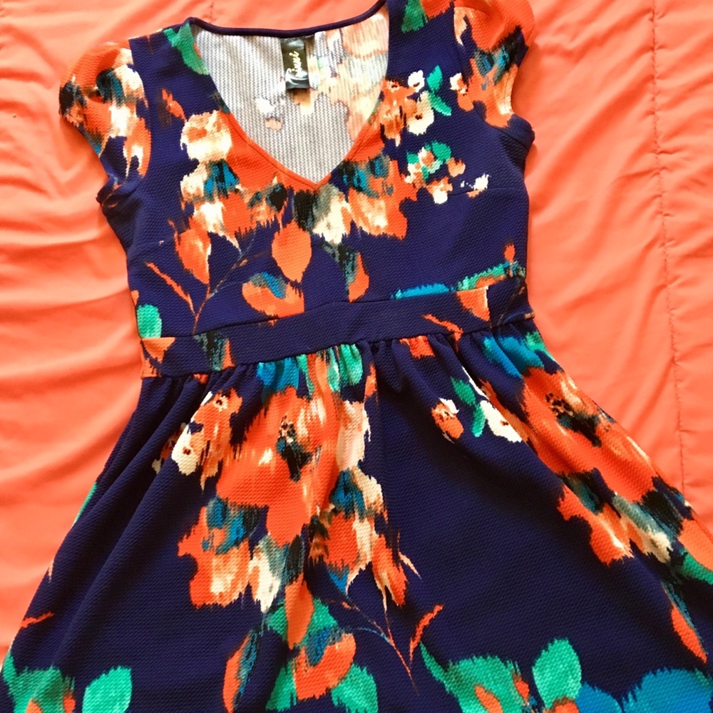 Fit and flare colorful Dress!